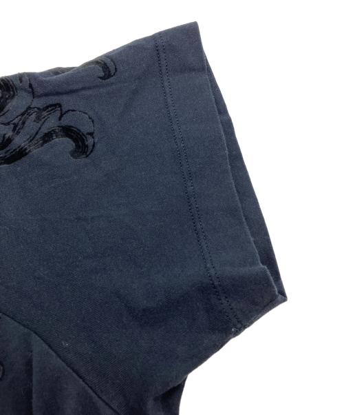 DOLCE & GABBANA（ドルチェ＆ガッバーナ）DOLCE & GABBANA (ドルチェ＆ガッバーナ) ベロアレースプリントTシャツ ブラック サイズ:50の古着・服飾アイテム