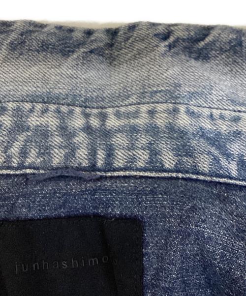 Junhashimoto（ジュンハシモト）Junhashimoto (ジュンハシモト) WRINKLE DENIM SHIRT インディゴ サイズ:4の古着・服飾アイテム