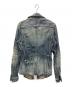 Junhashimoto (ジュンハシモト) WRINKLE DENIM SHIRT インディゴ サイズ:4：8000円