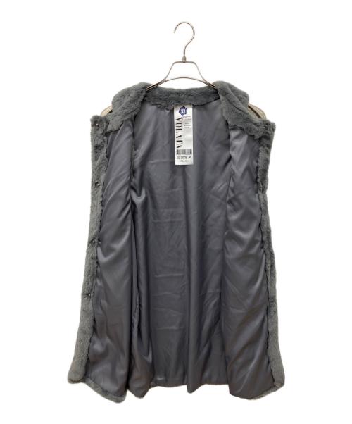 VOLATA（ボラータ）VOLATA (ボラータ) ファーベスト グレー サイズ:FREEの古着・服飾アイテム