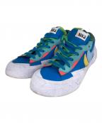 NIKE×sacai×KAWSナイキ×サカイ×カウズ）の古着「Blazer Low "Neptune Blue"　ブレーザー ロー "ネプチューンブルー"」｜ブルー