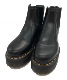 Dr.Martens×Y's（ドクターマーチン×ワイズ）の古着「バックジップサイドゴアブーツ　厚底ブーツ」｜ブラック