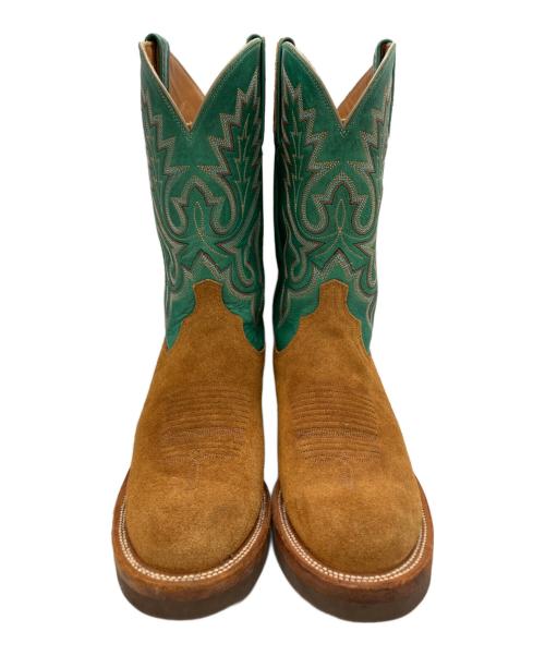 LUCCHESE（ルケーシー）LUCCHESE (ルケーシー) 2000 ウェスタンブーツ　ルディ刺繍ブーツ ブラウン サイズ:SIZE 7の古着・服飾アイテム
