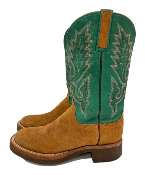 LUCCHESE（ルケーシー）LUCCHESE (ルケーシー) 2000 ウェスタンブーツ　ルディ刺繍ブーツ ブラウン サイズ:SIZE 7の古着・服飾アイテム