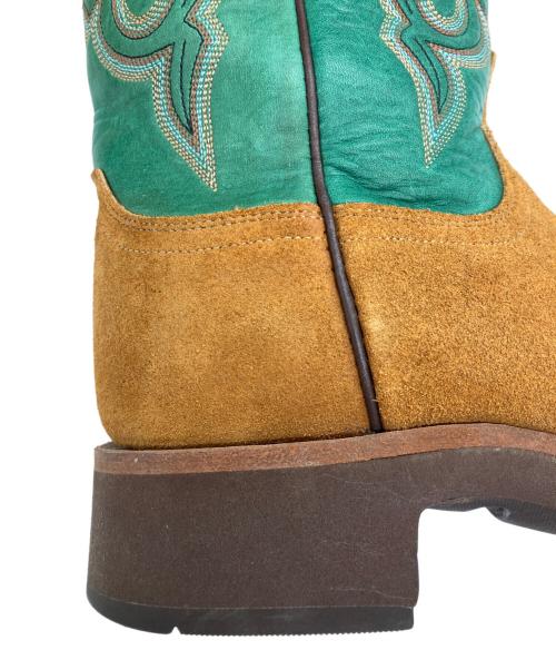 LUCCHESE（ルケーシー）LUCCHESE (ルケーシー) 2000 ウェスタンブーツ　ルディ刺繍ブーツ ブラウン サイズ:SIZE 7の古着・服飾アイテム