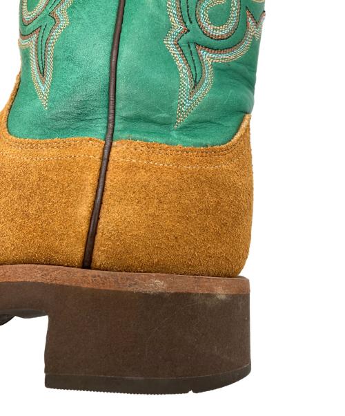 LUCCHESE（ルケーシー）LUCCHESE (ルケーシー) 2000 ウェスタンブーツ　ルディ刺繍ブーツ ブラウン サイズ:SIZE 7の古着・服飾アイテム