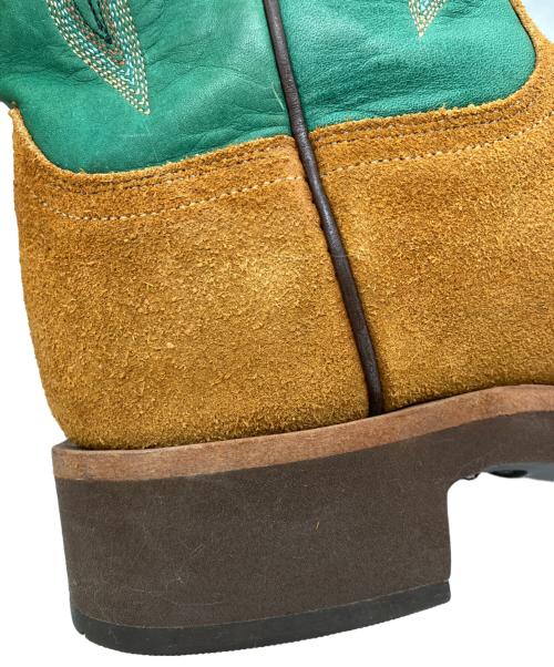 LUCCHESE（ルケーシー）LUCCHESE (ルケーシー) 2000 ウェスタンブーツ　ルディ刺繍ブーツ ブラウン サイズ:SIZE 7の古着・服飾アイテム