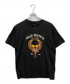 stussyステューシー）の古着「MILD BUNCH CULT CLUB Tシャツ」｜ブラック