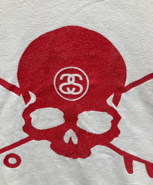 stussy（ステューシー）stussy (ステューシー) プリントTシャツ ホワイト サイズ:XLの古着・服飾アイテム