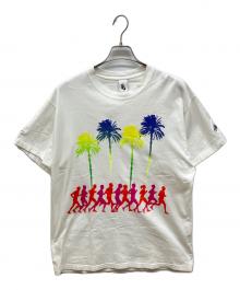 NIKE×stussy（ナイキ×ステューシー）の古着「プリントTシャツ」｜ホワイト