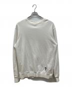 stussyステューシー）の古着「クルーネックスウェット」｜ホワイト