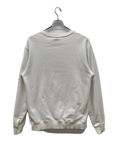 stussy（ステューシー）stussy (ステューシー) クルーネックスウェット ホワイト サイズ:XLの古着・服飾アイテム