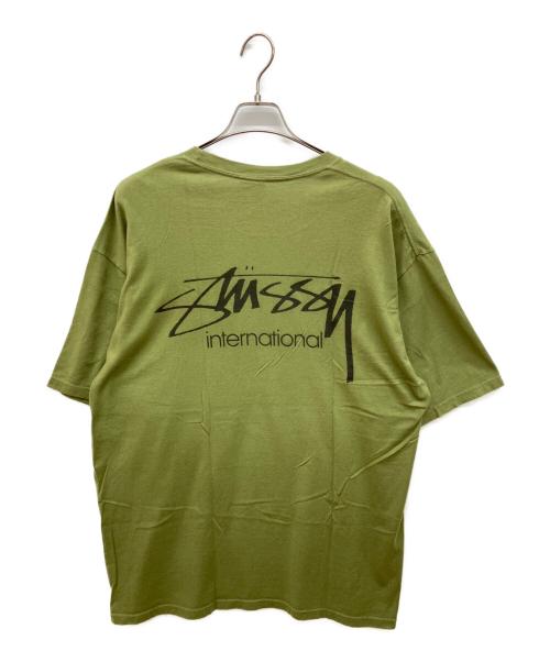 stussy（ステューシー）stussy (ステューシー) Tシャツ オリーブ サイズ:XLの古着・服飾アイテム