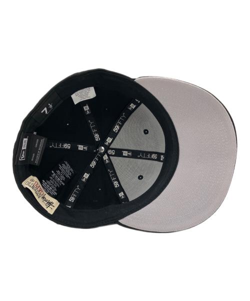 New Era（ニューエラ）New Era (ニューエラ) stussy (ステューシー) キャップ ブラック サイズ:7　1/2の古着・服飾アイテム