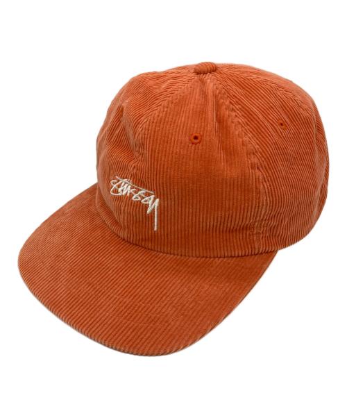 stussy（ステューシー）stussy (ステューシー) キャップ オレンジの古着・服飾アイテム