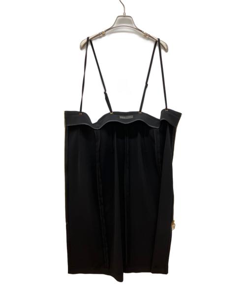 Noble（ノーブル）Noble (ノーブル) ショルダーサロペットフープジップスカート ブラック サイズ:34の古着・服飾アイテム