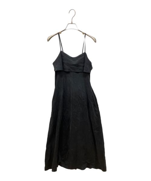 IENA（イエナ）IENA (イエナ) キュプラサテン キャミドレス ブラック サイズ:Freeの古着・服飾アイテム