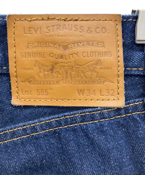 LEVI'S PReMIUM（リーバイス プレミアム）LEVI'S PReMIUM (リーバイス プレミアム) 555 リラックスストレート ジーンズ インディゴ サイズ:86cm (W34)の古着・服飾アイテム