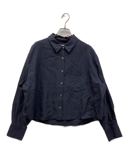 IENA（イエナ）IENA (イエナ) フィブリルポプリンショートシャツ ネイビー サイズ:Freeの古着・服飾アイテム
