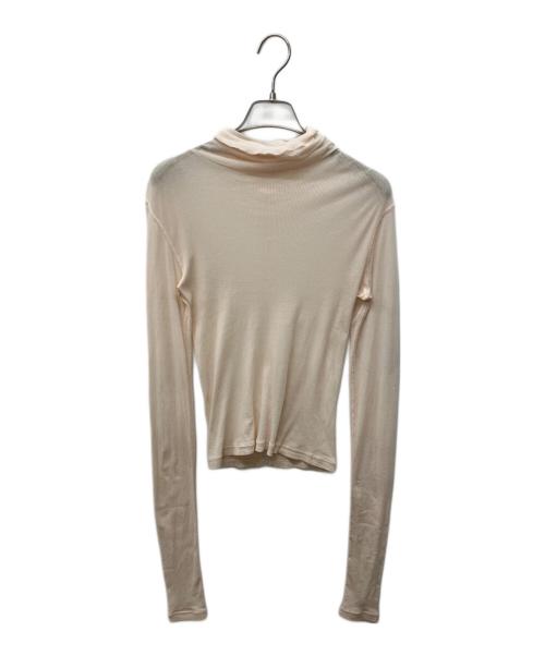 pheeta（フィータ）PHEETA (フィータ) シアータートルネックカットソー ピンク サイズ:FREEの古着・服飾アイテム