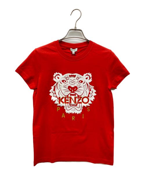 KENZO（ケンゾー）KENZO (ケンゾー) クルーネックTシャツ レッド サイズ:XSの古着・服飾アイテム