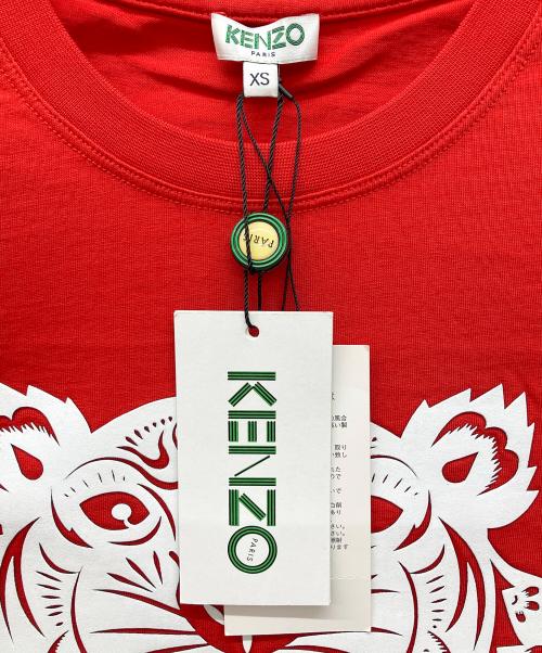 KENZO（ケンゾー）KENZO (ケンゾー) クルーネックTシャツ レッド サイズ:XSの古着・服飾アイテム