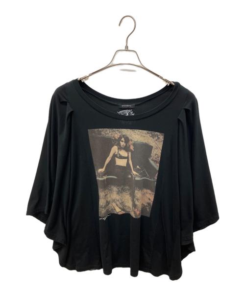 hysterics（ヒステリックス）hysterics (ヒステリックス) プリントTシャツ ブラック サイズ:FREEの古着・服飾アイテム