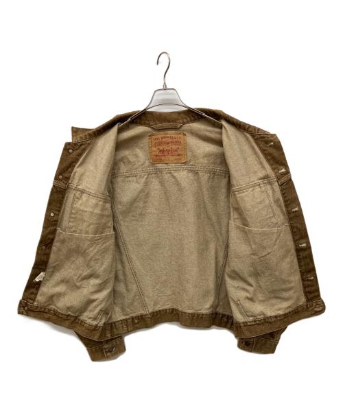 LEVI'S（リーバイス）LEVI'S (リーバイス) 70598 4826 90’s 先染めデニムジャケット　トラッカージャケット　92年製 ブラウン サイズ:XLの古着・服飾アイテム
