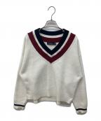 FRED PERRYフレッドペリー）の古着「チルデンニット」｜ホワイト