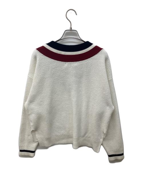 FRED PERRY（フレッドペリー）FRED PERRY (フレッドペリー) チルデンニット ホワイト サイズ:UK10の古着・服飾アイテム