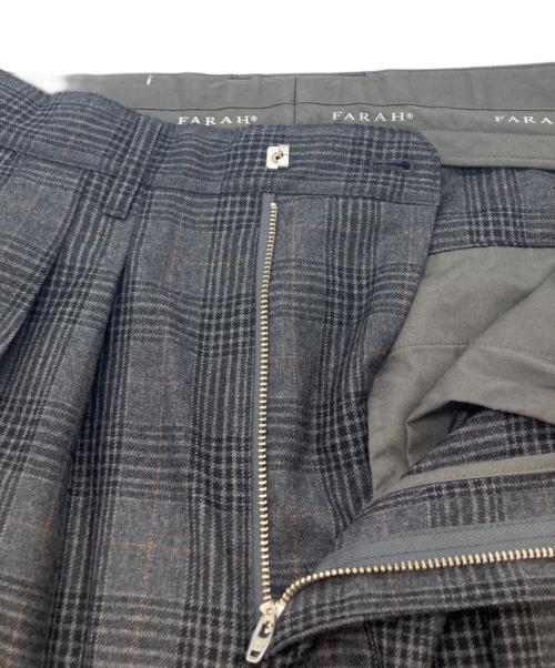 FARAH（ファーラー）FARAH (ファーラー) ウールワイドパンツ グレー サイズ:81cm (W32)の古着・服飾アイテム