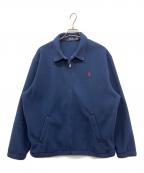 POLO RALPH LAURENポロ・ラルフローレン）の古着「フリースジャケット　ボアジャケット」｜ネイビー