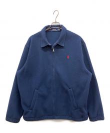 POLO RALPH LAUREN（ポロ・ラルフローレン）の古着「フリースジャケット　ボアジャケット」｜ネイビー