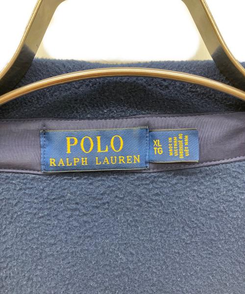 POLO RALPH LAUREN（ポロ・ラルフローレン）POLO RALPH LAUREN (ポロ・ラルフローレン) フリースジャケット　ボアジャケット ネイビー サイズ:XLの古着・服飾アイテム