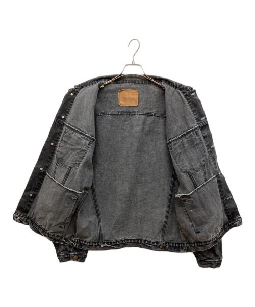 LEVI'S（リーバイス）LEVI'S (リーバイス) デニムジャケット ブラック サイズ:下記参照の古着・服飾アイテム