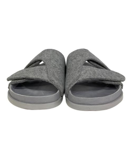BIRKENSTOCK（ビルケンシュトック）BIRKENSTOCK (ビルケンシュトック) フォージャー プレミアム フランネル サンダル グレー サイズ:26.5の古着・服飾アイテム