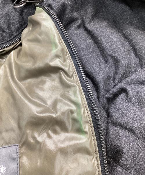 DUVETICA（デュベティカ）DUVETICA (デュベティカ) FIMBRETHILダウンジャケット　 フィンブレシル ウール ダウンジャケット  グレー サイズ:40の古着・服飾アイテム