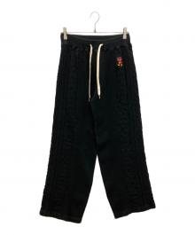 Hysteric Glamour（ヒステリックグラマー）の古着「トマトバード 刺繍 スウェットパンツ　ワンポイントパンツ」｜ブラック