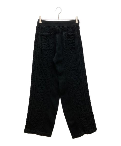 Hysteric Glamour（ヒステリックグラマー）Hysteric Glamour (ヒステリックグラマー) トマトバード 刺繍 スウェットパンツ　ワンポイントパンツ ブラック サイズ:Freeの古着・服飾アイテム