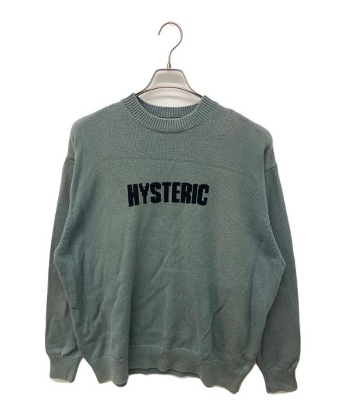 Hysteric Glamour（ヒステリックグラマー）Hysteric Glamour (ヒステリックグラマー) THE BAD GIRLS ニットセーター グリーン サイズ:XLの古着・服飾アイテム