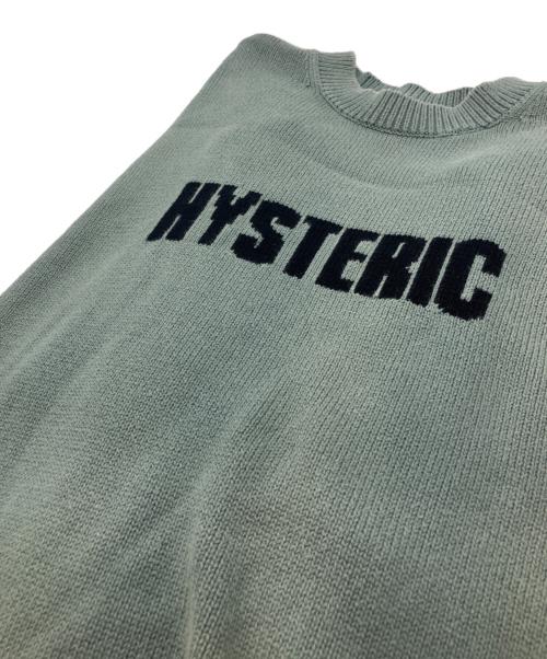 Hysteric Glamour（ヒステリックグラマー）Hysteric Glamour (ヒステリックグラマー) THE BAD GIRLS ニットセーター グリーン サイズ:XLの古着・服飾アイテム