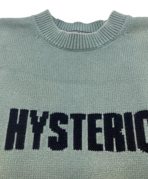 Hysteric Glamour（ヒステリックグラマー）Hysteric Glamour (ヒステリックグラマー) THE BAD GIRLS ニットセーター グリーン サイズ:XLの古着・服飾アイテム