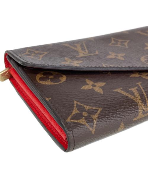 LOUIS VUITTON（ルイ ヴィトン）LOUIS VUITTON (ルイ ヴィトン) 長財布　ポルトフォイユ･サラ ブラウンの古着・服飾アイテム