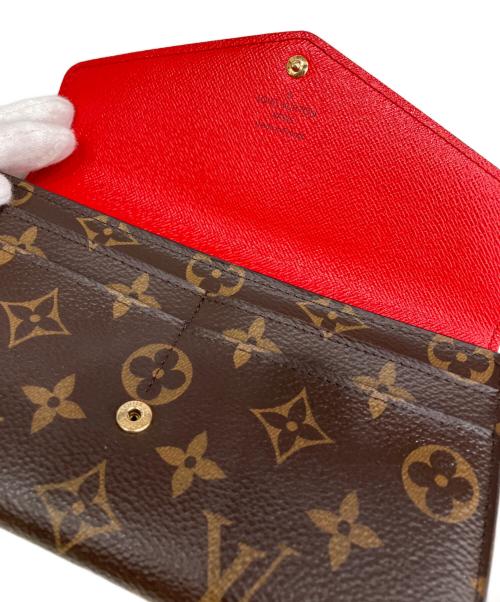 LOUIS VUITTON（ルイ ヴィトン）LOUIS VUITTON (ルイ ヴィトン) 長財布　ポルトフォイユ･サラ ブラウンの古着・服飾アイテム