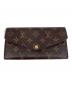 LOUIS VUITTON（ルイ ヴィトン）の古着「長財布　ポルトフォイユ･サラ」｜ブラウン