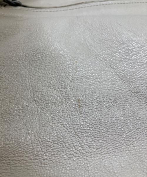 BOTTEGA VENETA（ボッテガベネタ）BOTTEGA VENETA (ボッテガベネタ) レザーハンドバッグ　ショルダーバッグ ベージュの古着・服飾アイテム