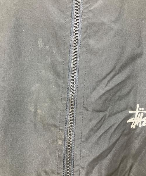 stussy（ステューシー）stussy (ステューシー) Sport Track Jacket　スポーツトラックジャケット　サイドラインナイロンジャケット　紺タグ ブラック サイズ:Lの古着・服飾アイテム