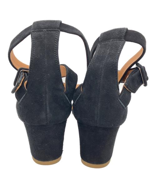 Pippichic（ピッピシック）Pippichic (ピッピシック) アンクルストラップサンダル ブラック サイズ:22.5の古着・服飾アイテム