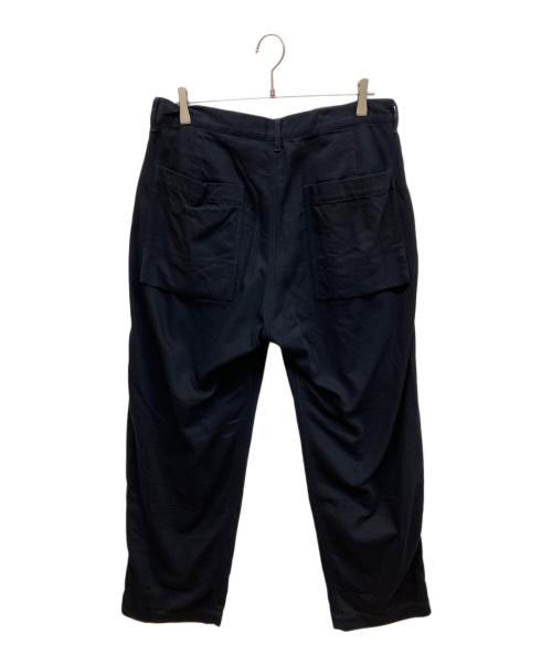 nuterm（ニュータム）nuterm (ニュータム) TWO TUCK WIDE TROUSERS ブラック サイズ:W34の古着・服飾アイテム