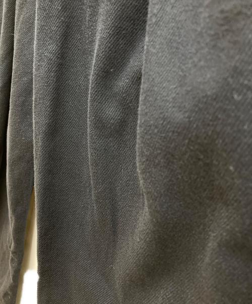 nuterm（ニュータム）nuterm (ニュータム) TWO TUCK WIDE TROUSERS ブラック サイズ:W34の古着・服飾アイテム